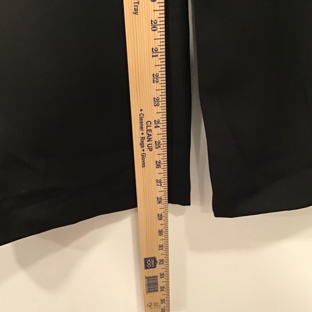 French Connection Pleated Trousers Women Med Black NWT High Waist Office Corp - Picture 8 of 15
